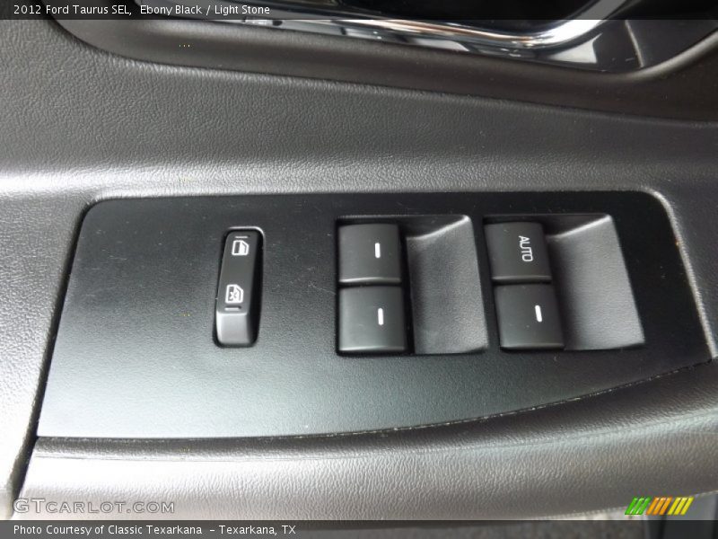 Ebony Black / Light Stone 2012 Ford Taurus SEL