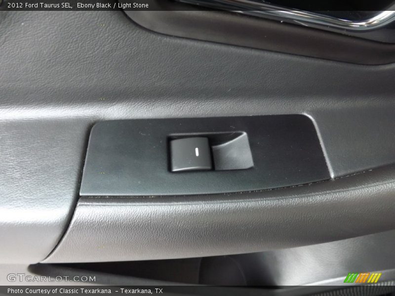 Ebony Black / Light Stone 2012 Ford Taurus SEL
