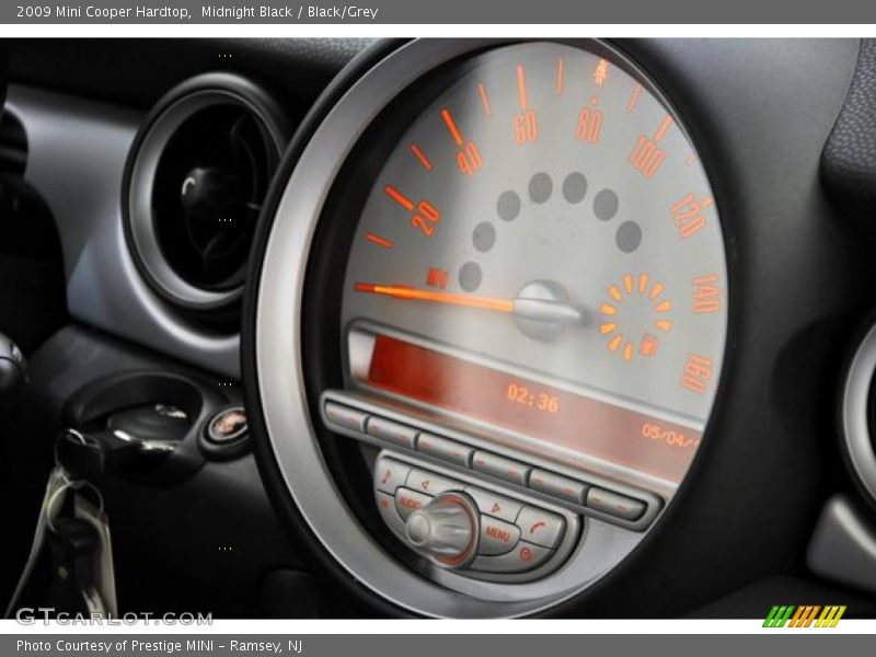 Midnight Black / Black/Grey 2009 Mini Cooper Hardtop