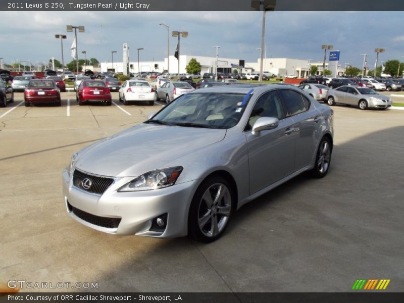 Tungsten Pearl / Light Gray 2011 Lexus IS 250