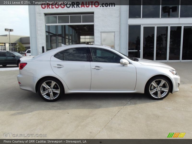 Tungsten Pearl / Light Gray 2011 Lexus IS 250