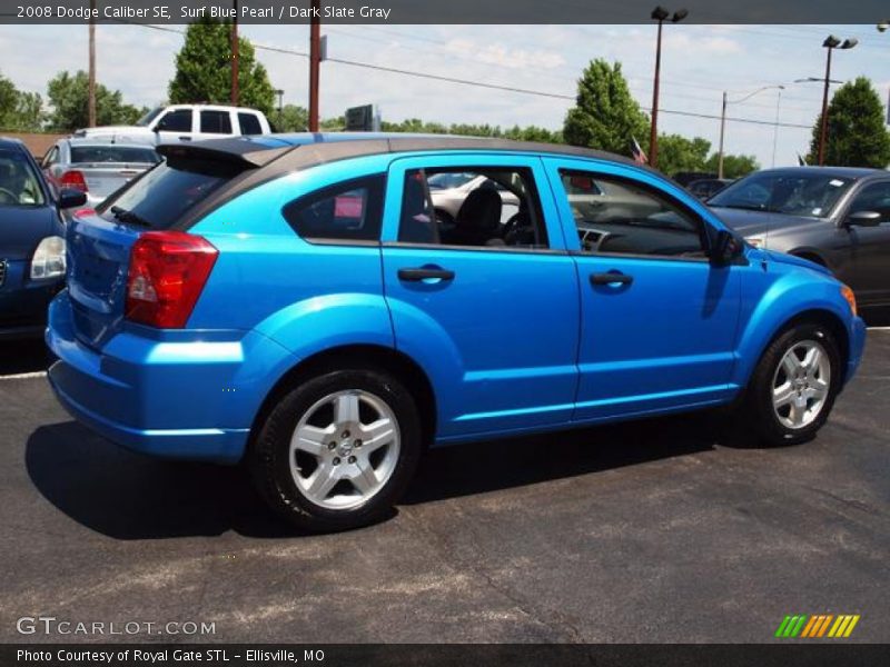 Surf Blue Pearl / Dark Slate Gray 2008 Dodge Caliber SE