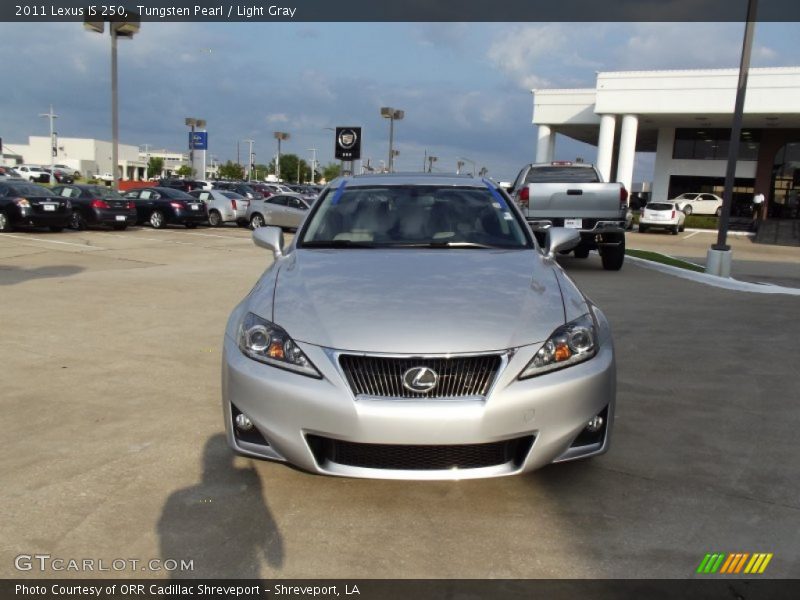 Tungsten Pearl / Light Gray 2011 Lexus IS 250