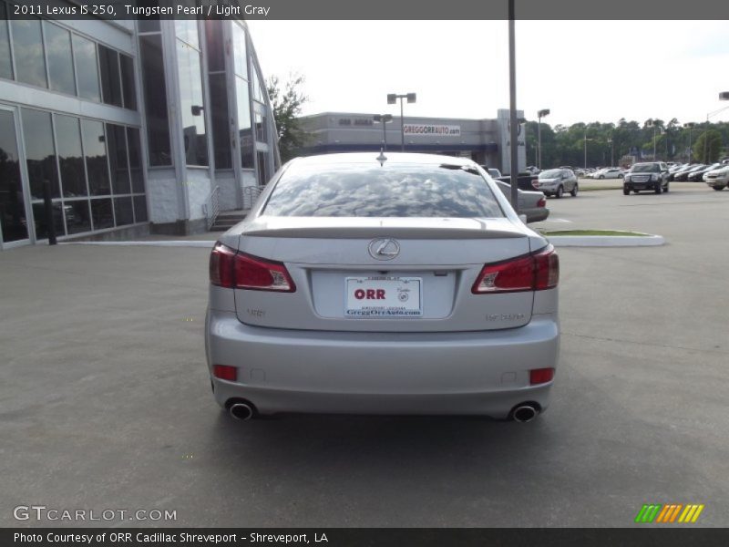 Tungsten Pearl / Light Gray 2011 Lexus IS 250