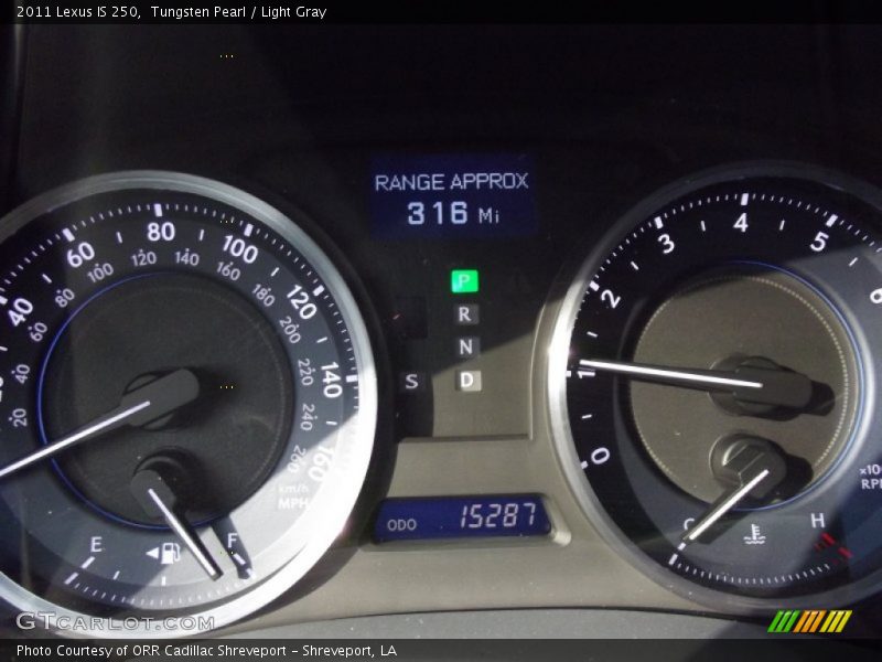 Tungsten Pearl / Light Gray 2011 Lexus IS 250