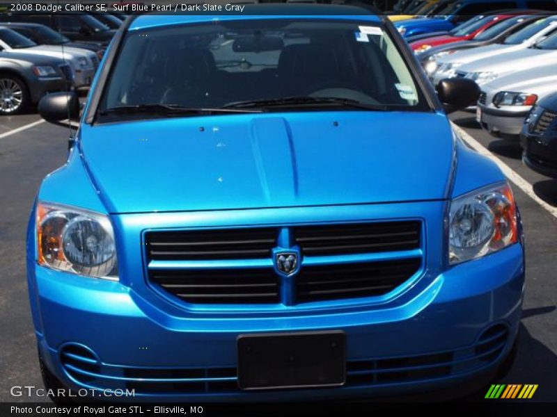 Surf Blue Pearl / Dark Slate Gray 2008 Dodge Caliber SE