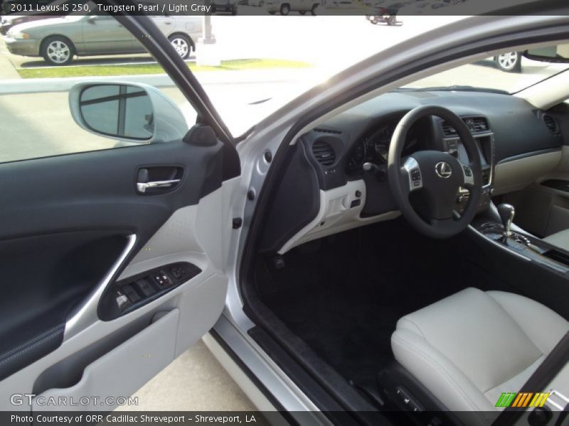 Tungsten Pearl / Light Gray 2011 Lexus IS 250