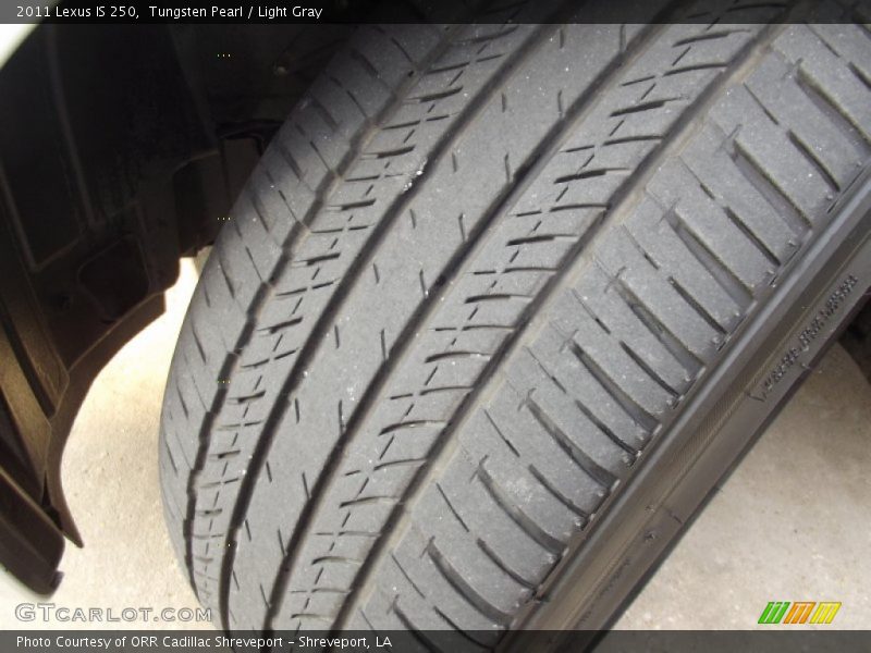 Tungsten Pearl / Light Gray 2011 Lexus IS 250