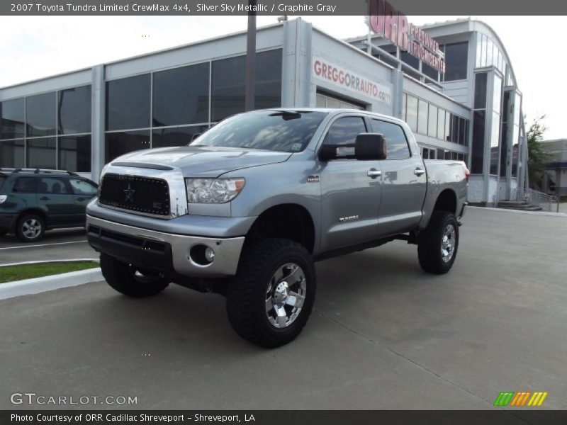 Silver Sky Metallic / Graphite Gray 2007 Toyota Tundra Limited CrewMax 4x4