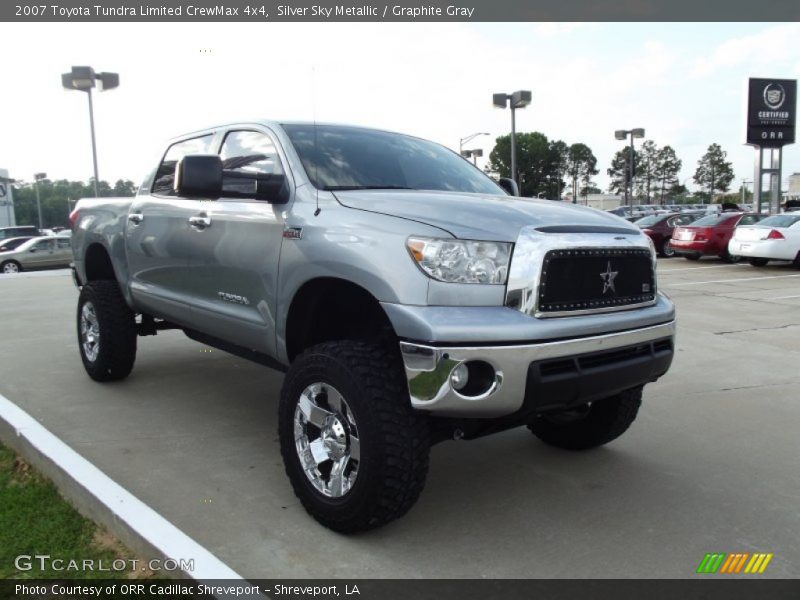 Silver Sky Metallic / Graphite Gray 2007 Toyota Tundra Limited CrewMax 4x4