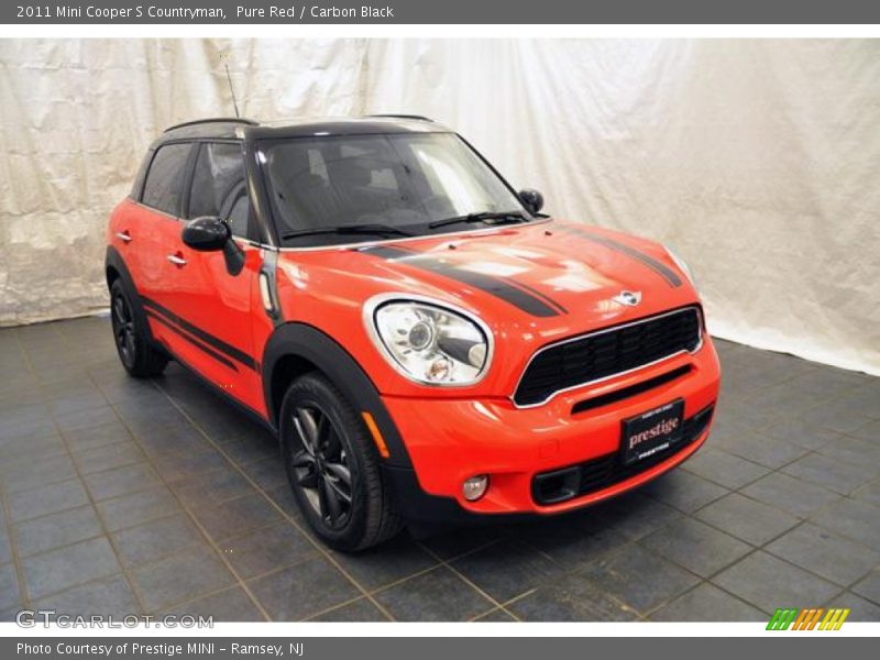 Pure Red / Carbon Black 2011 Mini Cooper S Countryman