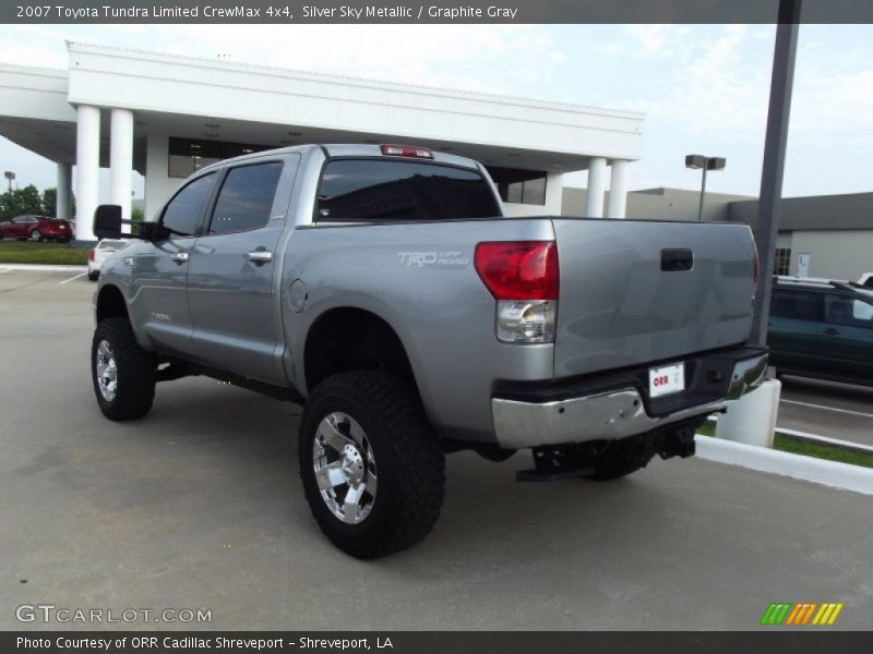 Silver Sky Metallic / Graphite Gray 2007 Toyota Tundra Limited CrewMax 4x4
