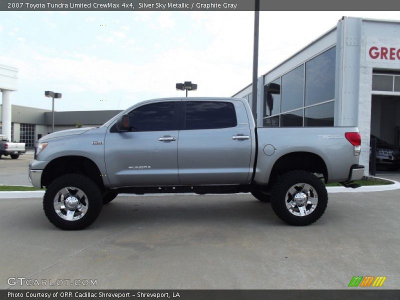 Silver Sky Metallic / Graphite Gray 2007 Toyota Tundra Limited CrewMax 4x4