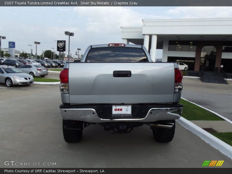 Silver Sky Metallic / Graphite Gray 2007 Toyota Tundra Limited CrewMax 4x4