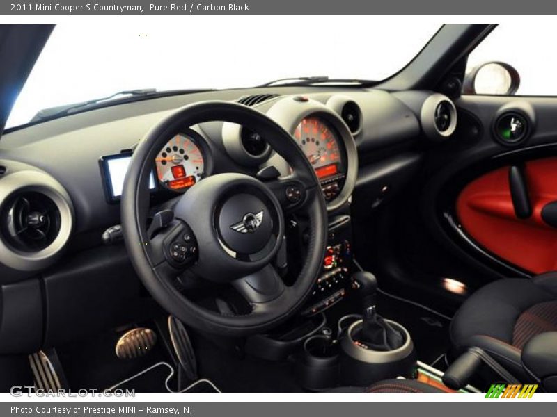 Pure Red / Carbon Black 2011 Mini Cooper S Countryman