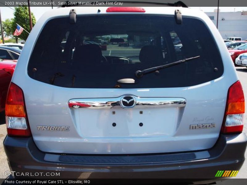Satin Silver Metallic / Dark Flint Gray 2003 Mazda Tribute LX-V6