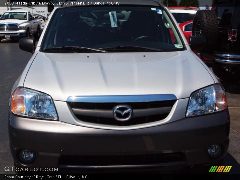 Satin Silver Metallic / Dark Flint Gray 2003 Mazda Tribute LX-V6