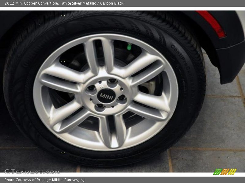 White Silver Metallic / Carbon Black 2012 Mini Cooper Convertible