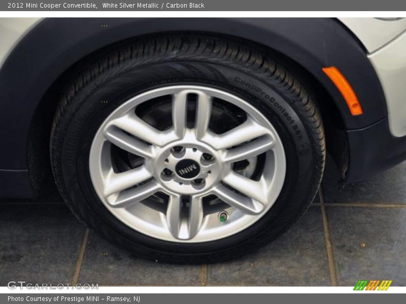 White Silver Metallic / Carbon Black 2012 Mini Cooper Convertible