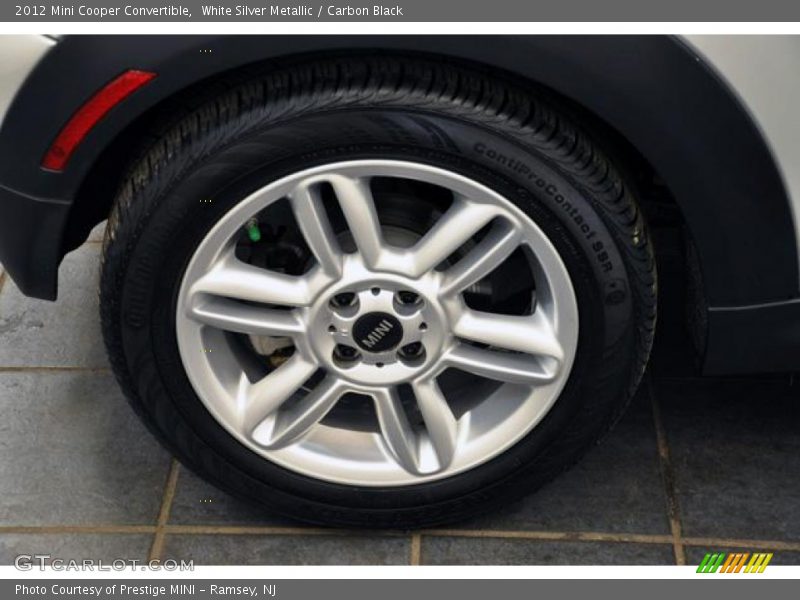 White Silver Metallic / Carbon Black 2012 Mini Cooper Convertible