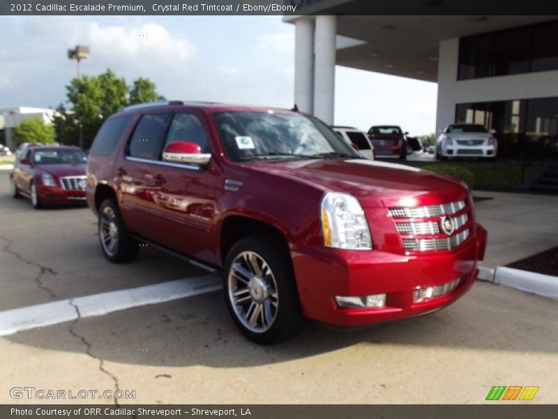 Crystal Red Tintcoat / Ebony/Ebony 2012 Cadillac Escalade Premium