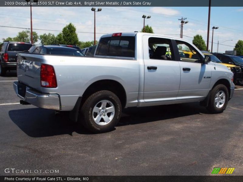 Bright Silver Metallic / Dark Slate Gray 2009 Dodge Ram 1500 SLT Crew Cab 4x4