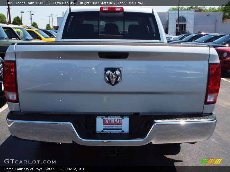 Bright Silver Metallic / Dark Slate Gray 2009 Dodge Ram 1500 SLT Crew Cab 4x4