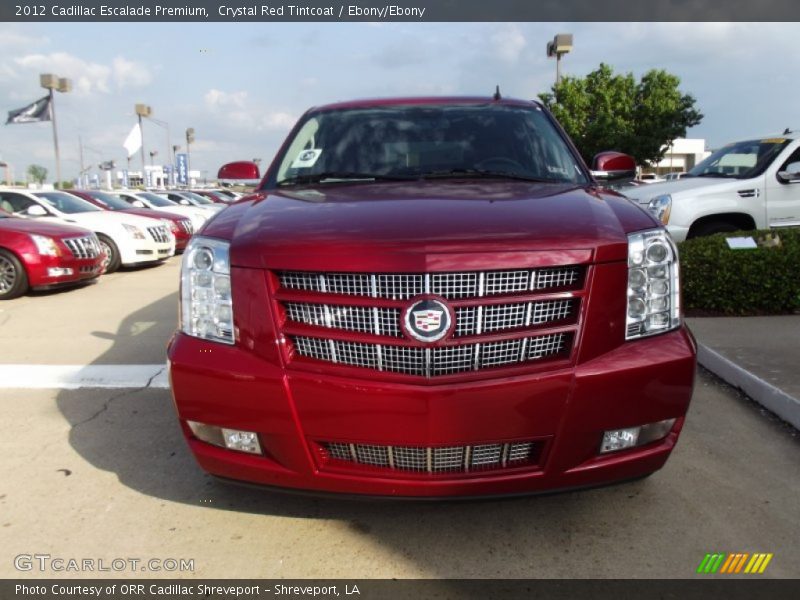 Crystal Red Tintcoat / Ebony/Ebony 2012 Cadillac Escalade Premium