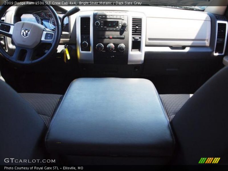 Bright Silver Metallic / Dark Slate Gray 2009 Dodge Ram 1500 SLT Crew Cab 4x4