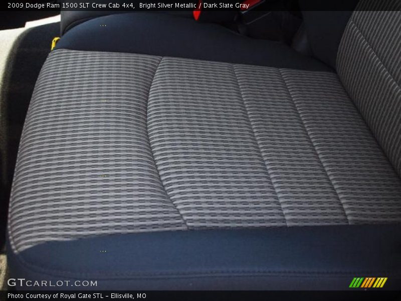 Bright Silver Metallic / Dark Slate Gray 2009 Dodge Ram 1500 SLT Crew Cab 4x4