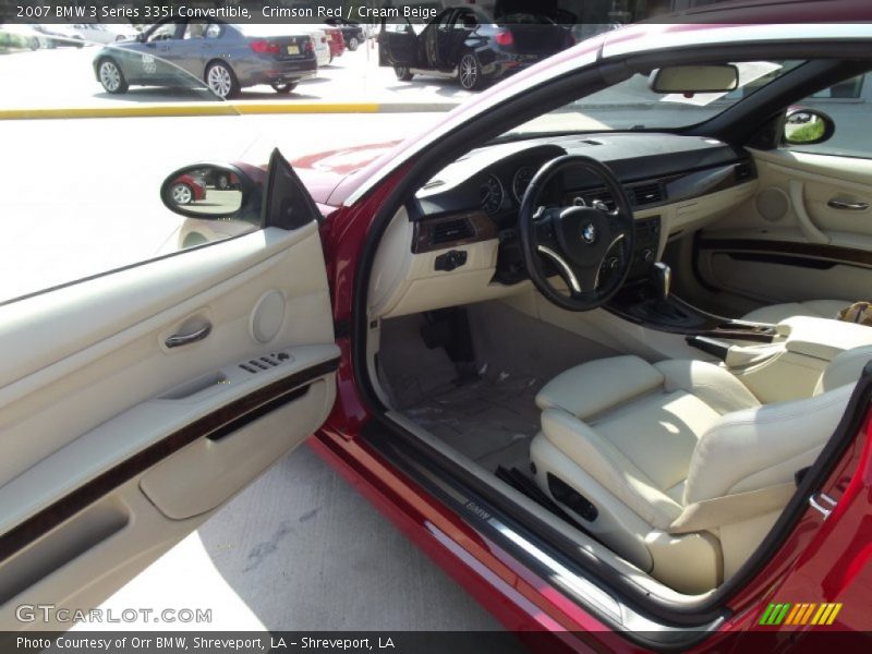 Crimson Red / Cream Beige 2007 BMW 3 Series 335i Convertible