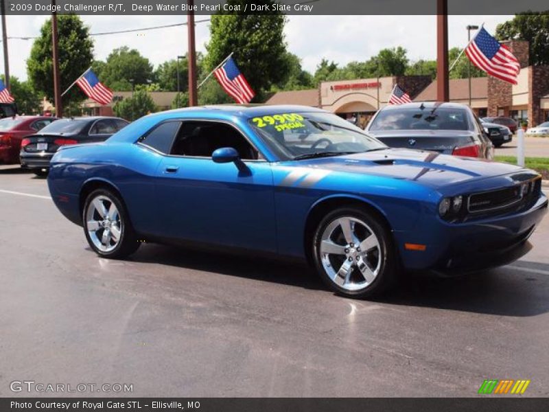 Deep Water Blue Pearl Coat / Dark Slate Gray 2009 Dodge Challenger R/T