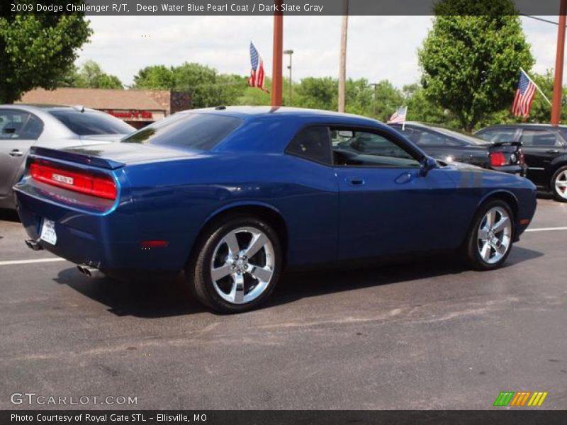 Deep Water Blue Pearl Coat / Dark Slate Gray 2009 Dodge Challenger R/T