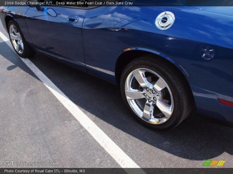 Deep Water Blue Pearl Coat / Dark Slate Gray 2009 Dodge Challenger R/T