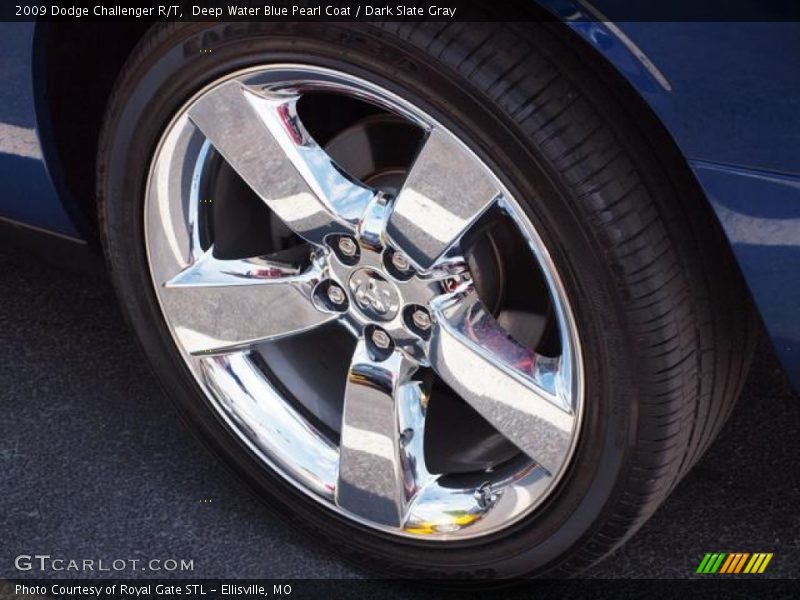 Deep Water Blue Pearl Coat / Dark Slate Gray 2009 Dodge Challenger R/T