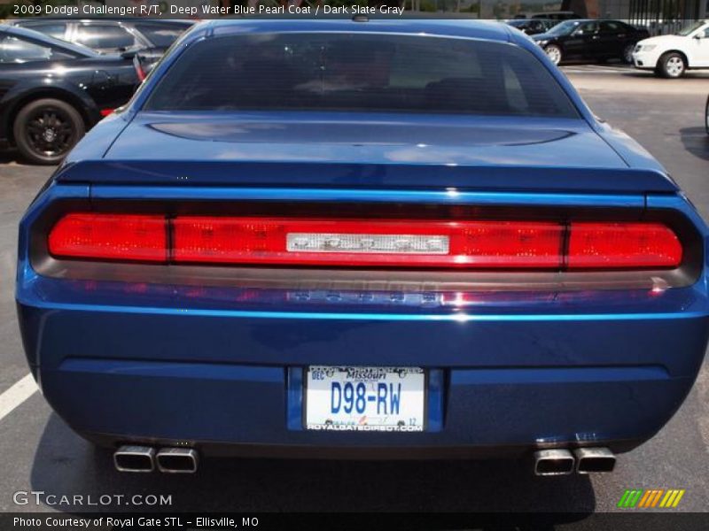 Deep Water Blue Pearl Coat / Dark Slate Gray 2009 Dodge Challenger R/T
