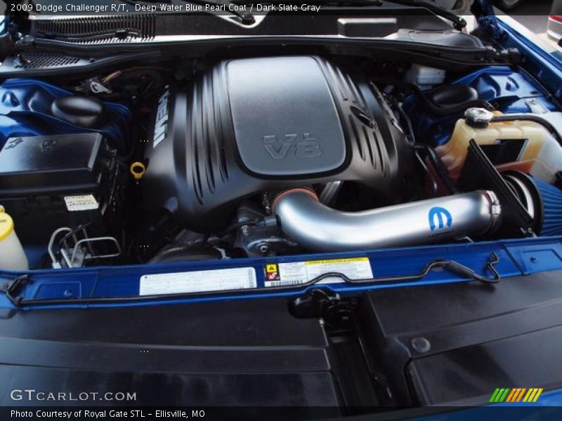 Deep Water Blue Pearl Coat / Dark Slate Gray 2009 Dodge Challenger R/T