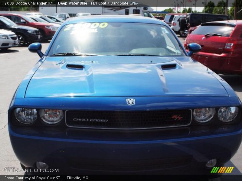 Deep Water Blue Pearl Coat / Dark Slate Gray 2009 Dodge Challenger R/T