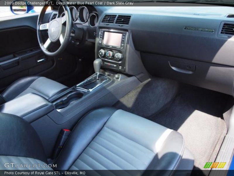 Deep Water Blue Pearl Coat / Dark Slate Gray 2009 Dodge Challenger R/T
