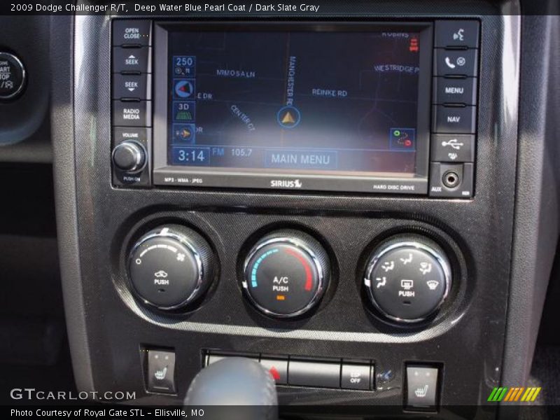 Deep Water Blue Pearl Coat / Dark Slate Gray 2009 Dodge Challenger R/T