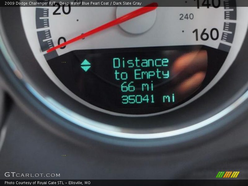 Deep Water Blue Pearl Coat / Dark Slate Gray 2009 Dodge Challenger R/T