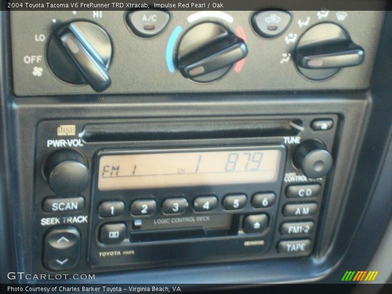 Impulse Red Pearl / Oak 2004 Toyota Tacoma V6 PreRunner TRD Xtracab