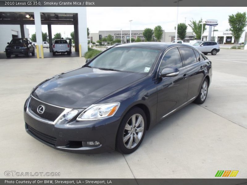 Smokey Granite Mica / Black 2010 Lexus GS 350