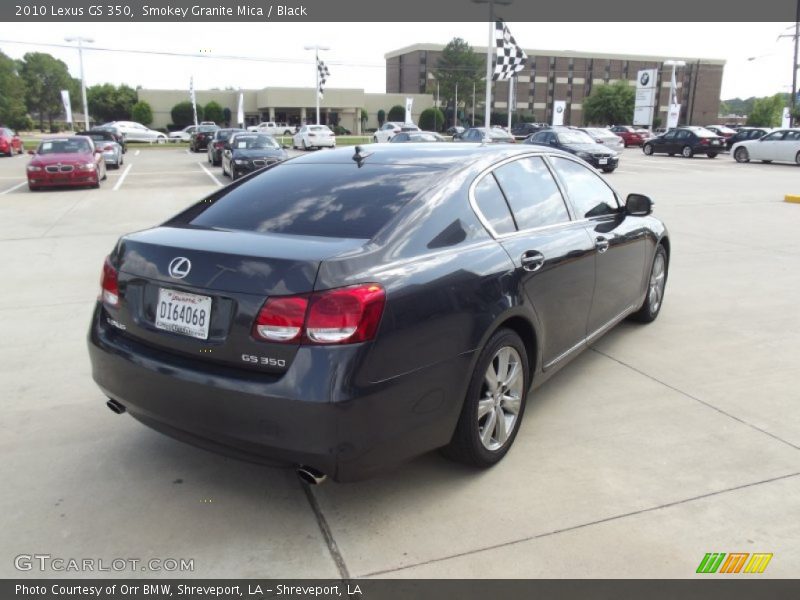 Smokey Granite Mica / Black 2010 Lexus GS 350
