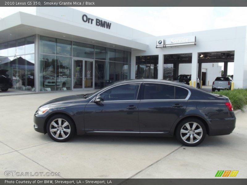 Smokey Granite Mica / Black 2010 Lexus GS 350