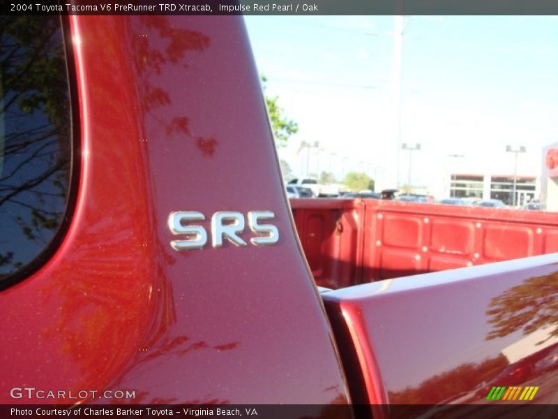 Impulse Red Pearl / Oak 2004 Toyota Tacoma V6 PreRunner TRD Xtracab