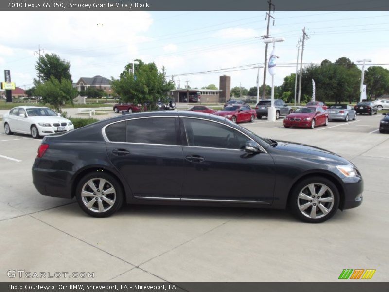 Smokey Granite Mica / Black 2010 Lexus GS 350
