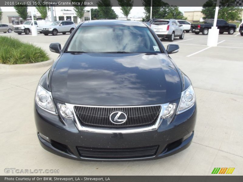 Smokey Granite Mica / Black 2010 Lexus GS 350