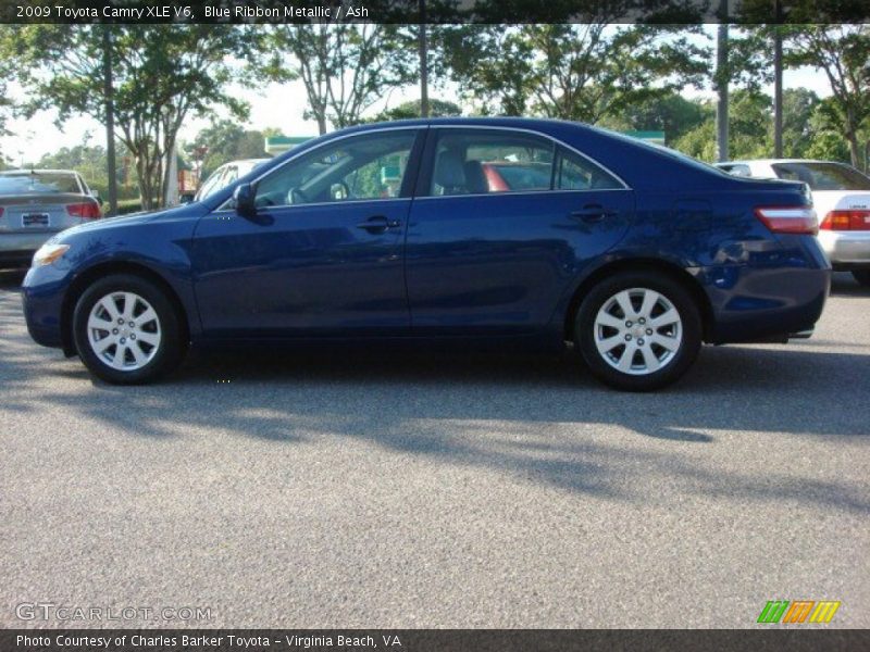 Blue Ribbon Metallic / Ash 2009 Toyota Camry XLE V6