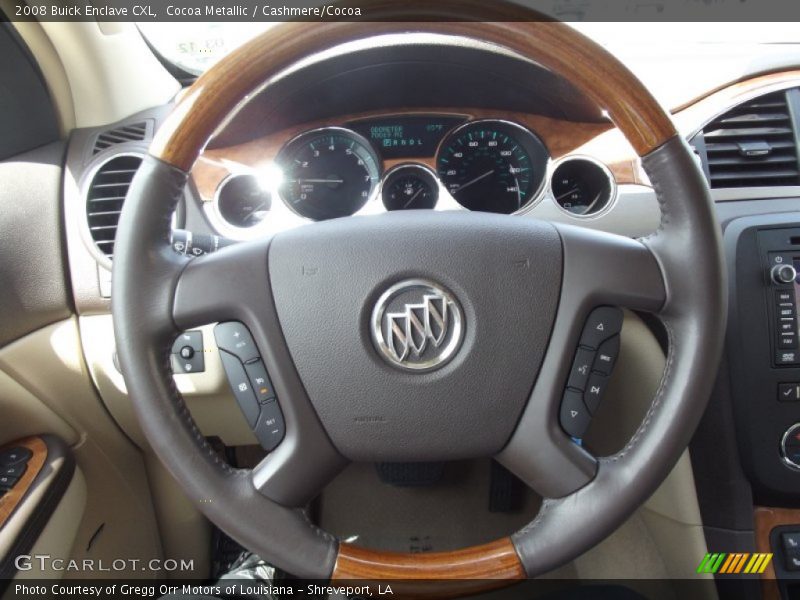 Cocoa Metallic / Cashmere/Cocoa 2008 Buick Enclave CXL